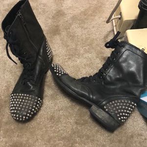 Steve Madden studded Troops boots